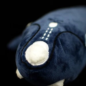 Cute black right whale doll