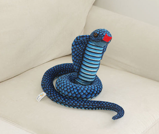 Simulation Cobra Plush Toy