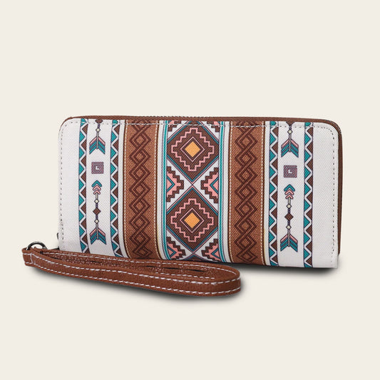 Bohemian Wind Belt RFID Wallet Retro Sense For Ladies