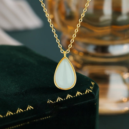 Dainty Water-drop Clavicle Necklace For Ladies
