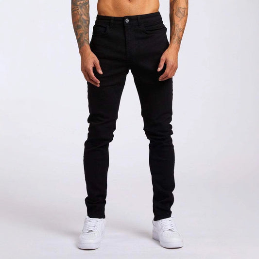 New Mens Slim-fit Denim Trousers