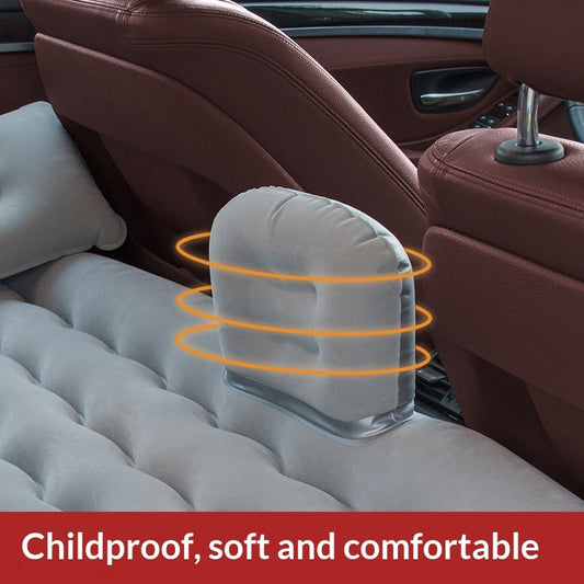 Soft Wave-shaped Inflatable Car Bed