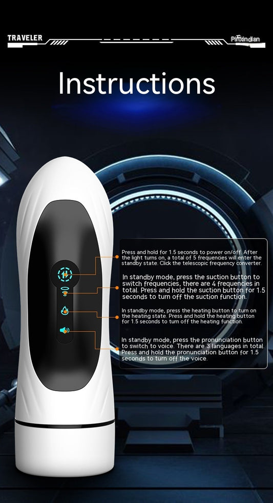 Automatic Cup Electric Retractable Sucking Vibration Toys