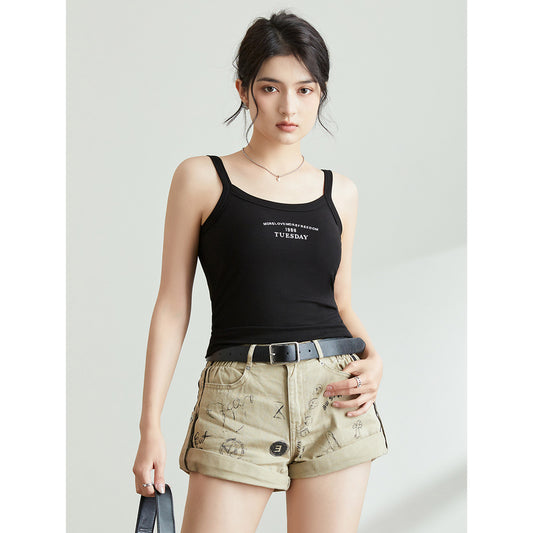Small Sling Vest For Women Inner Bottoming Top