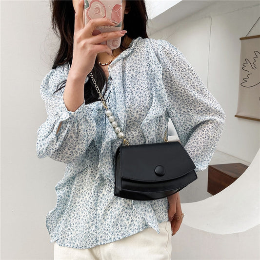 Popular Ladies Simple Chain Shoulder Purse Bag