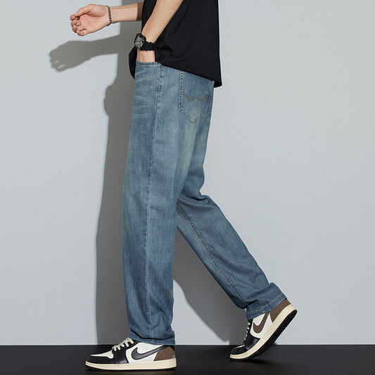 Cool-feeling Ice Silk Jeans For Men