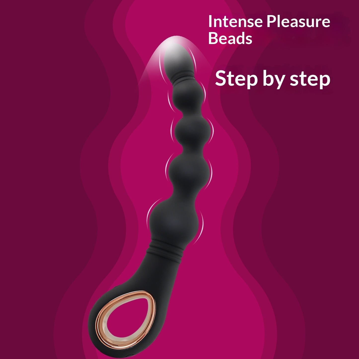 Prostate Massage Beads For Shared Use By Men And Women