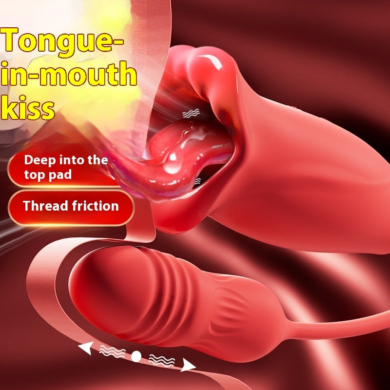 Tongue  Appliance Vibration Wireless Remote Control Telescopic Toy