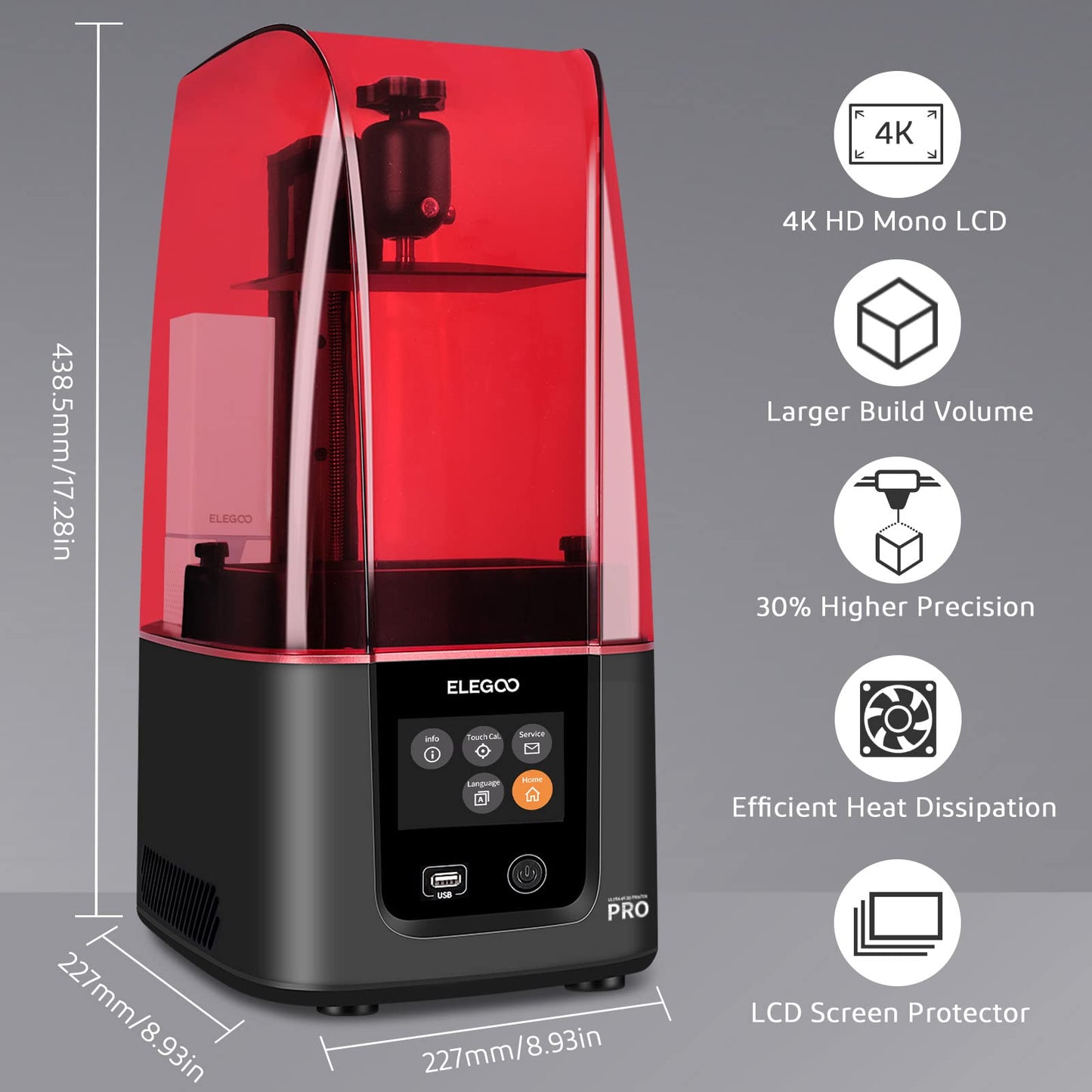 Smart Mars Light Curing 3d Printer (6.6 In)