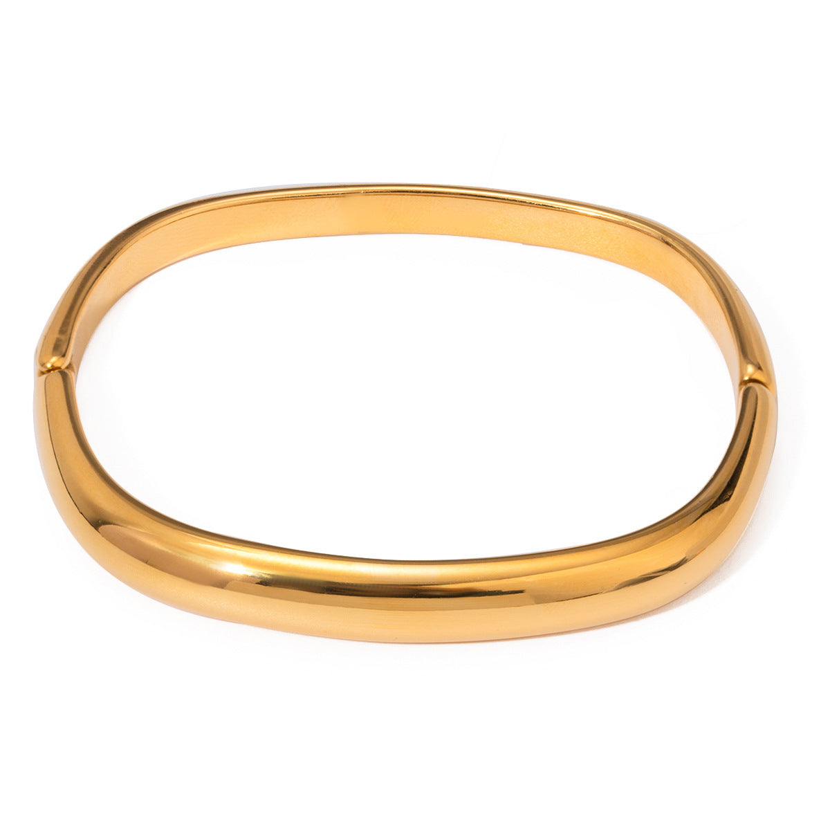 Simple Irregular Titanium Steel Bracelet For Women