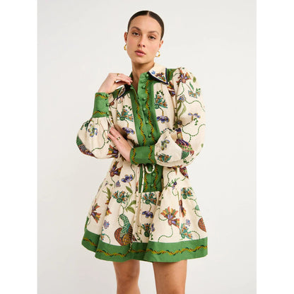 Long Sleeve Lapel Dress (Faster Shipping Within U S)