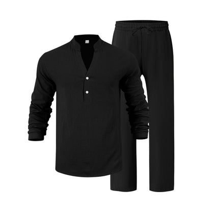 Mens Loose-Fit Long-sleeved Suit