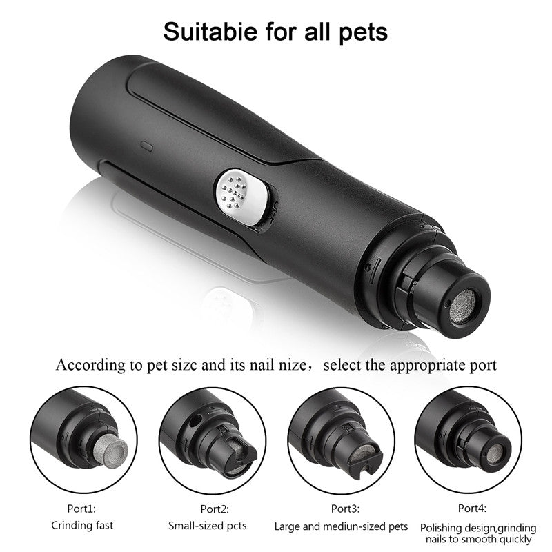 Rechargeable USB Pet Automatic Dog Nail Grinder
