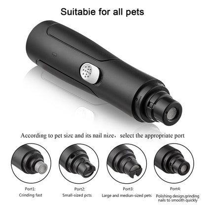 Rechargeable USB Pet Automatic Dog Nail Grinder
