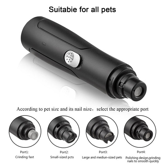 Rechargeable USB Pet Automatic Dog Nail Grinder