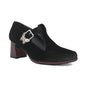 Ladies Fashionable Chunky-heel High Heels With Buckles