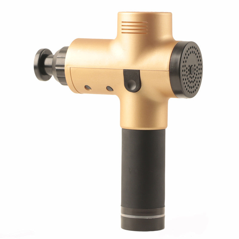 Electric Silent Vibration 3 Speed 4 Head Mini Massage Gun Fascia Gun