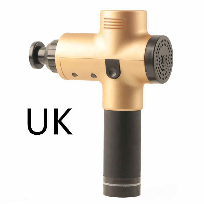 Electric Silent Vibration 3 Speed 4 Head Mini Massage Gun Fascia Gun
