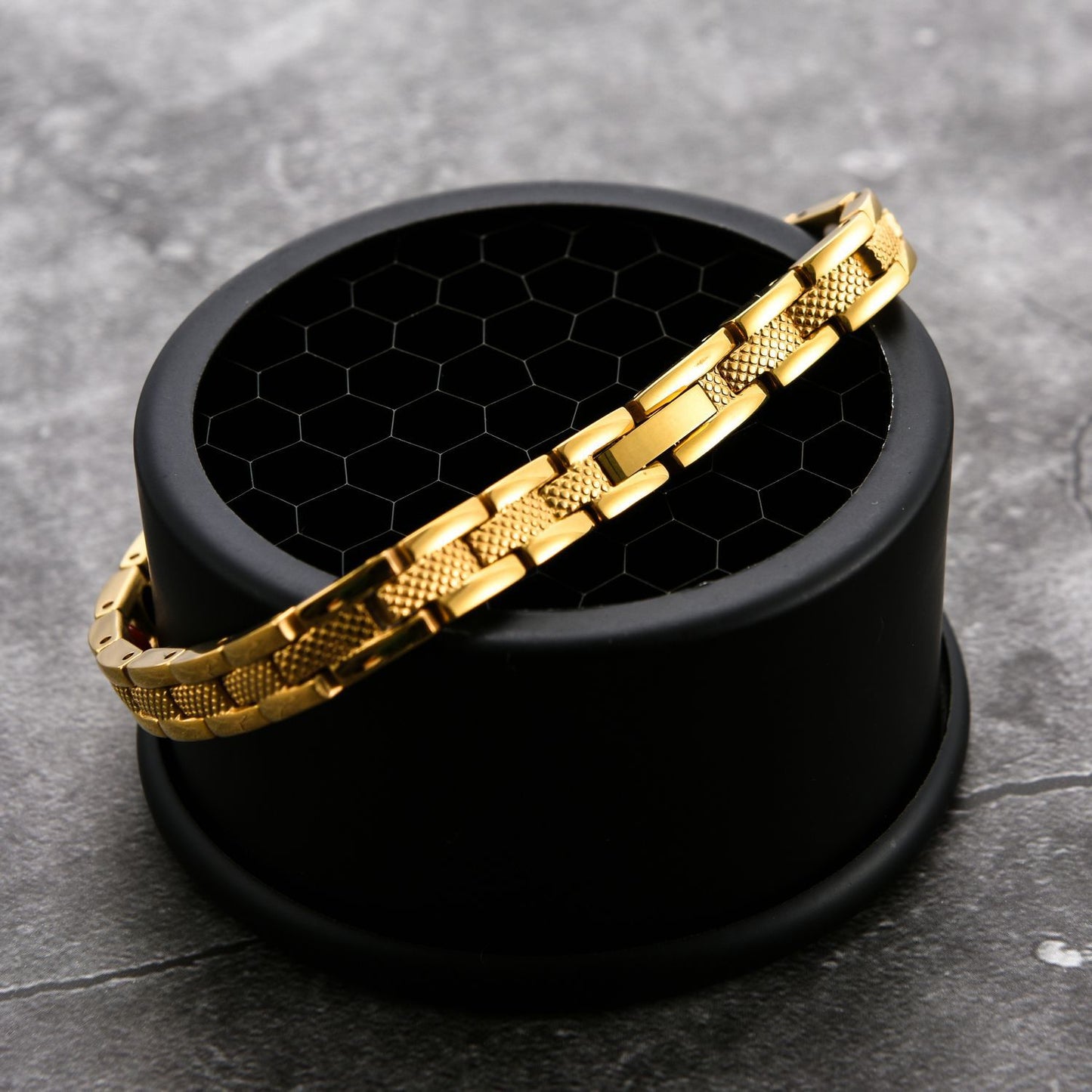 Ladies Titanium Steel Energy Magnet Bracelet