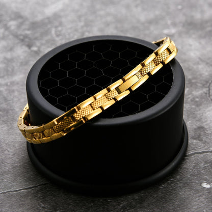 Ladies Titanium Steel Energy Magnet Bracelet