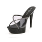 European  Style Fashionable Nightclub Stiletto-Heel Rhinestone Slippers For Ladies