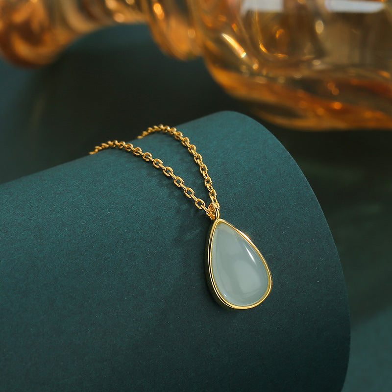 Dainty Water-drop Clavicle Necklace For Ladies
