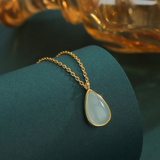 Dainty Water-drop Clavicle Necklace For Ladies