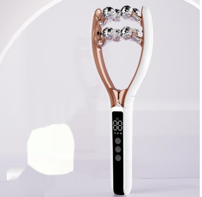 Home V-Roller EMS Microcurrent Electric Smart Dual-Wave Massager Face Slimming Roller