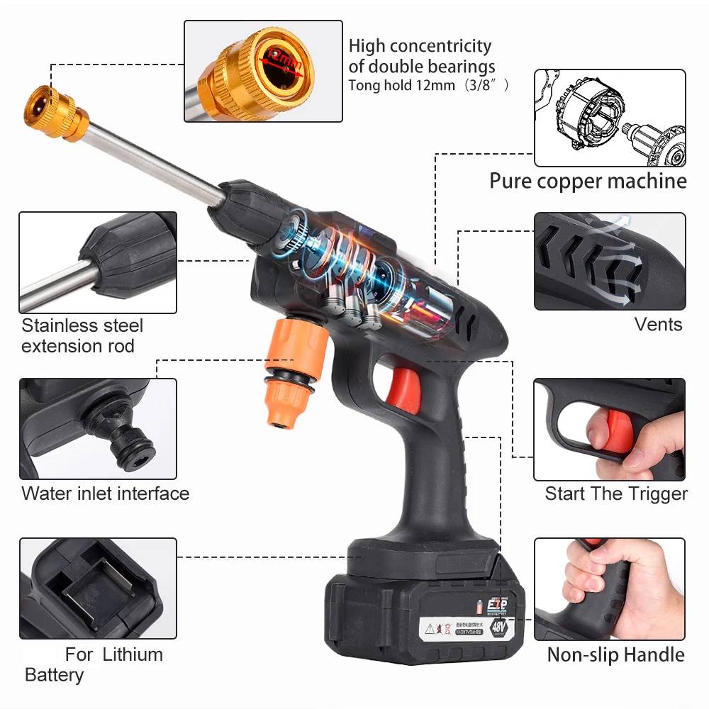High Pressure Washer Jet  (Portable) UK only