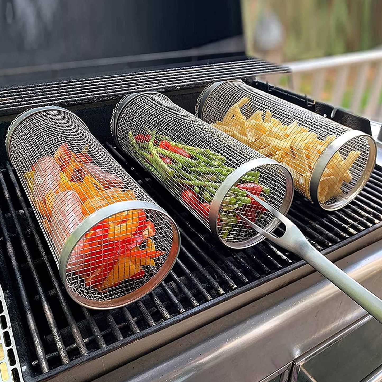 Portable Outdoor Camping Barbecue Rack - Duzekx