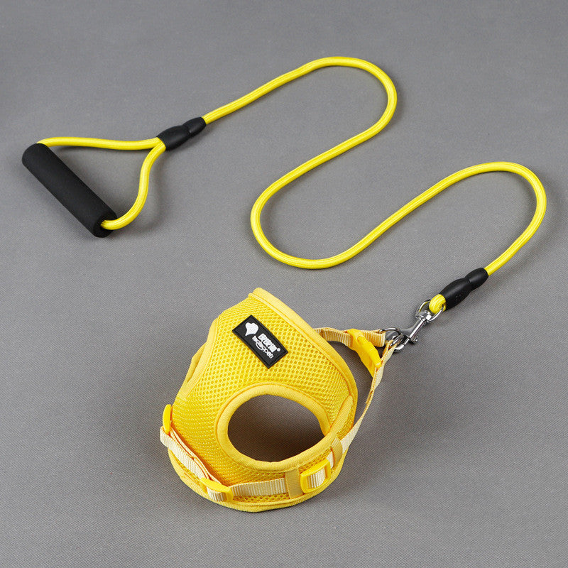 Dog leash collar