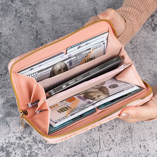 Ladies Long Zipper Multi-functional Coin Purse