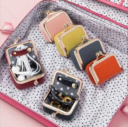 Portable Vintage Style Genuine Leather Coin Purse For Ladies (US ONLY)