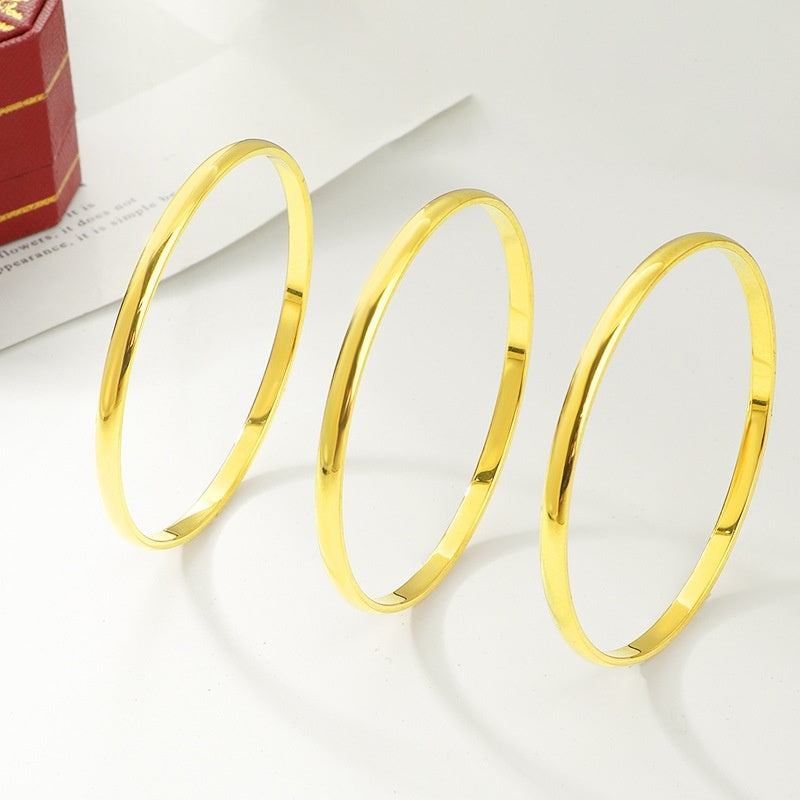 Simple Glossy Ancient Style Bracelet Fashion