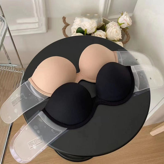 Strapless Back Chest Paste Back Push Up Invisible Non-slip Bra