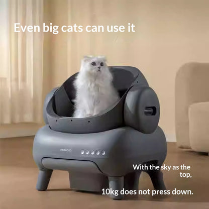 Open-Top Self-Cleaning Smart Litter Box (Contact Us Before Buy)