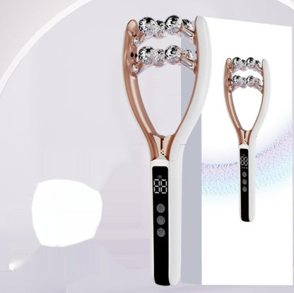 Home V-Roller EMS Microcurrent Electric Smart Dual-Wave Massager Face Slimming Roller