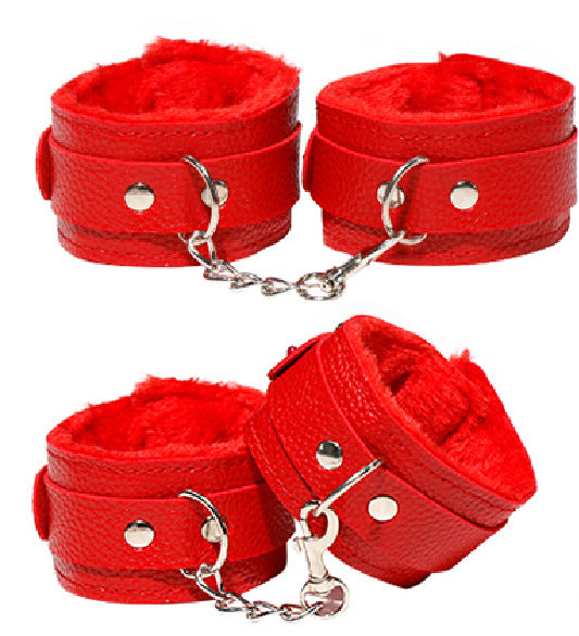 10 Pieces Of Velvet Leather Toy Binding And Restraint Supplies