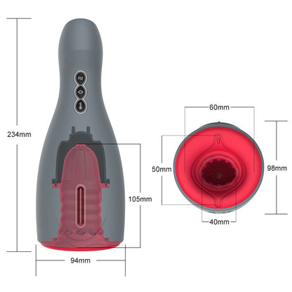Sucking Cup Mouth Men's Heating And Vibrating Products