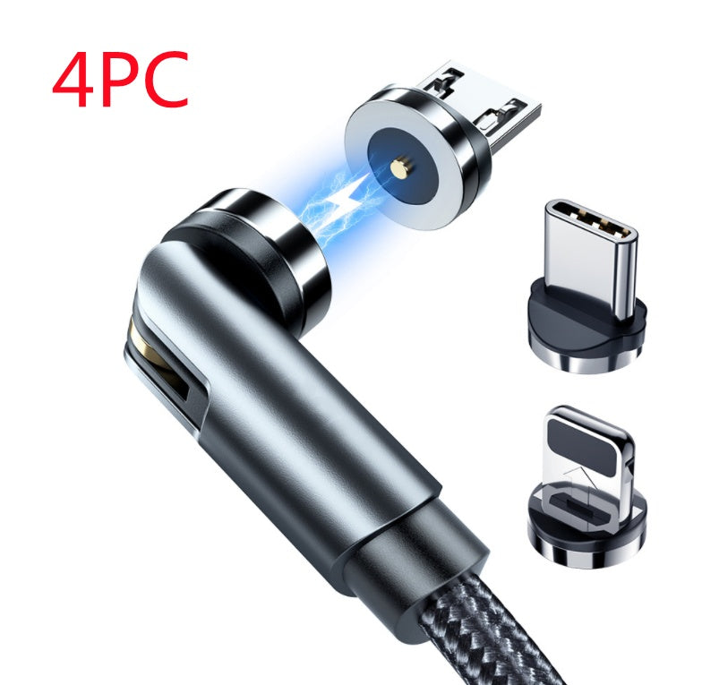 Fast Charging 540 Rotate Micro Magnetic Cable (Magnet Charger)