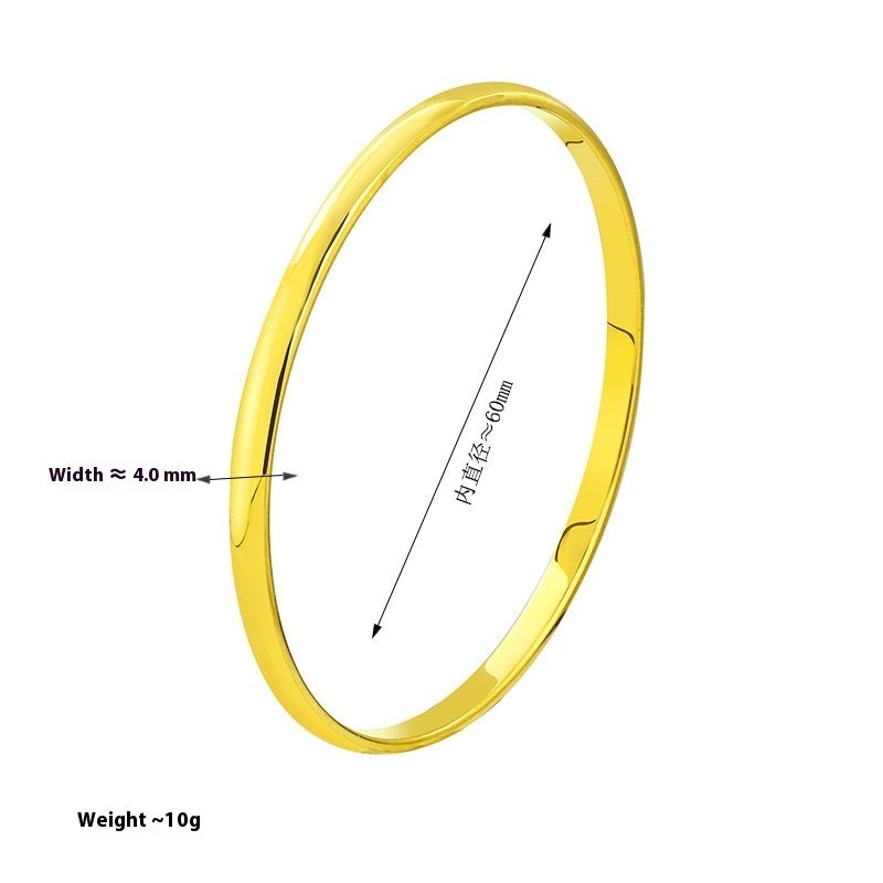Simple Glossy Ancient Style Bracelet Fashion