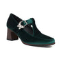 Ladies Fashionable Chunky-heel High Heels With Buckles