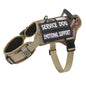 Tactical Service Dog Harness With Handle, No-Pull Adjustable For Easy Walking And Training (US Only)