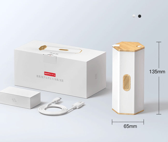 Odor removal vehicle air purifier