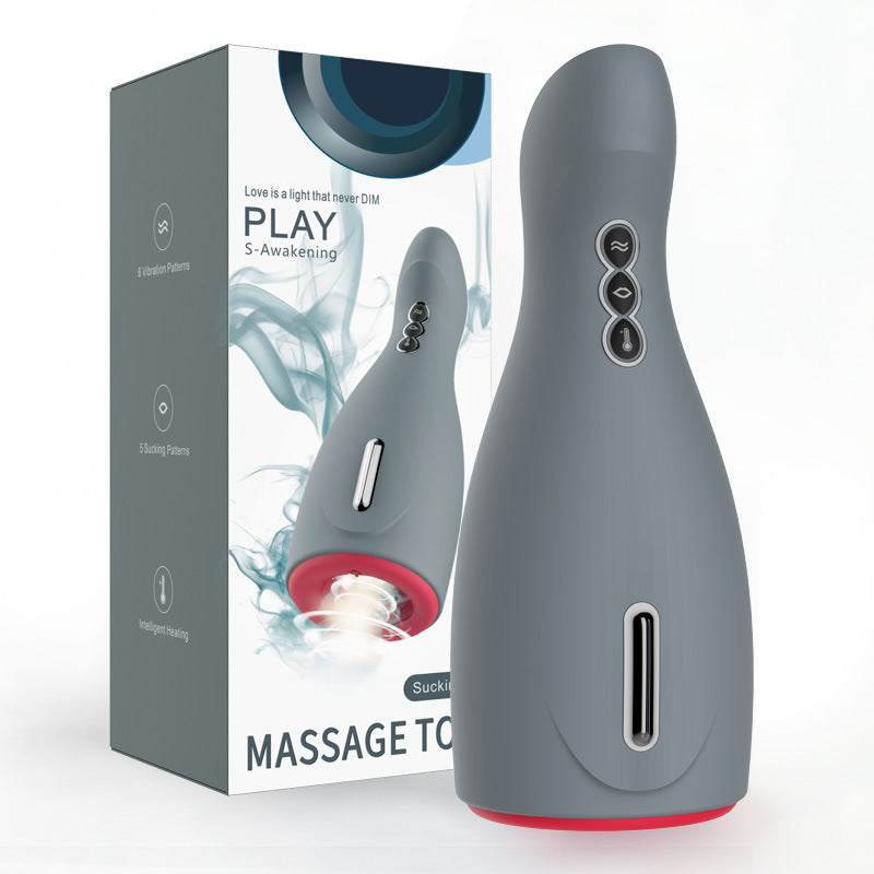 Sucking Cup Mouth Men's Heating And Vibrating Products