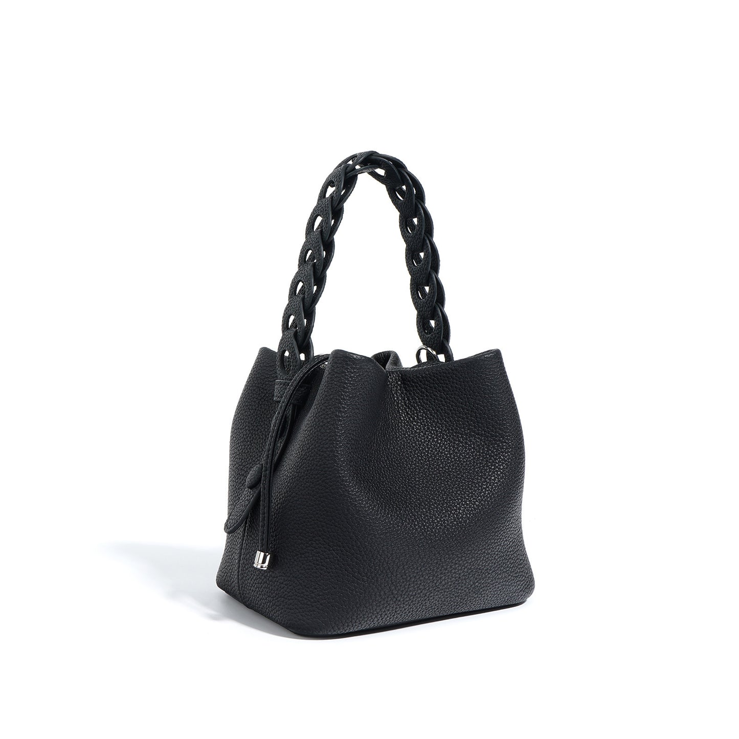 Cowhide Bucket Purse Bag For Ladies (Leather )