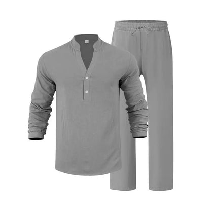 Mens Loose-Fit Long-sleeved Suit