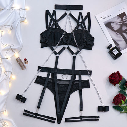 Lingerie Role Play Chain Set 4 Piece (Adult)