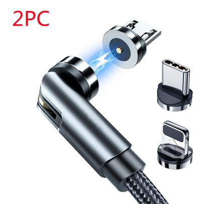 Fast Charging 540 Rotate Micro Magnetic Cable (Magnet Charger)