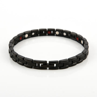 Ladies Titanium Steel Energy Magnet Bracelet